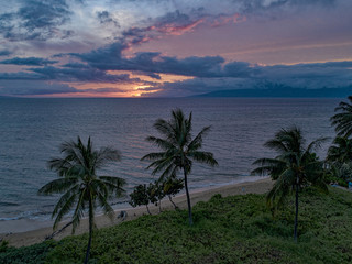 Sunset in Maui, Hawaii