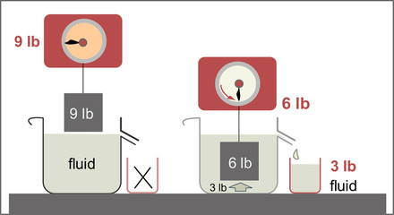 Archimedes' principle as law of physics fundamental to fluid mechanics