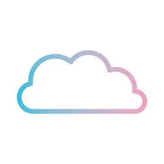 cloud rain weather isolated icon vector illustration design