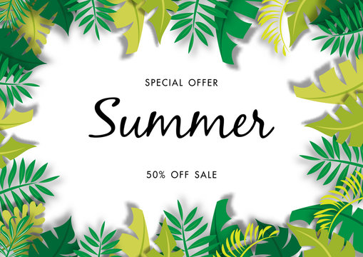 Summer Sale Background Vector