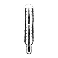 thermometer measure temperature icon vector illustration design