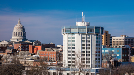 Obraz premium MARCH 4, 2017 - JEFFERSON CITY - MISSOURI - Missouri state capitol building in Jefferson City