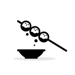 Skewer yakitori icon