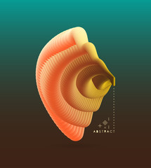 Abstract wavy background for banner, flyer and poster. Dynamic effect. Vector illustration. Cover design template. Can be used for advertising, marketing, presentation.