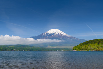 山中湖の富士山