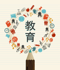 Education school quote in japanese language