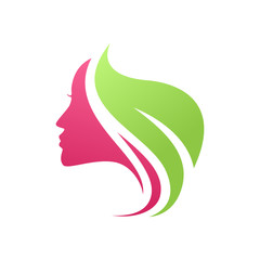 Simple Skin Care Fashion Logo Icon Vector