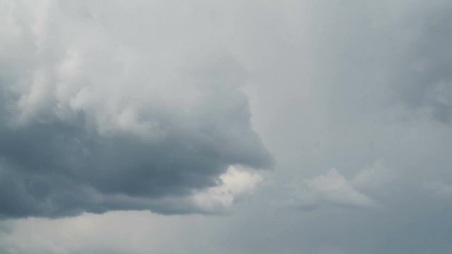 Dramatic sky clouds. Timelapse 4K