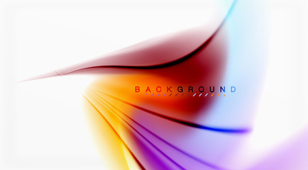 Swirl fluid flowing colors motion effect, holographic abstract background