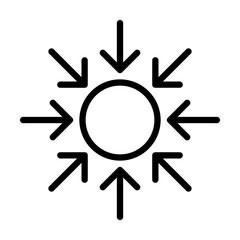 Team problem solving / collaboration teamwork or plan of attack line art icon for apps and websites