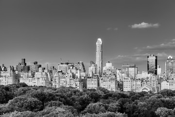 Fototapeta na wymiar New York City Upper East Side skyline, USA.