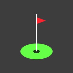 golf flag