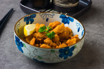 tori karaage japanese deep fried chicken