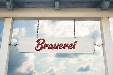 Schild 311 - Brauerei