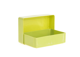 Fototapeta premium Simple old lunch box isolated