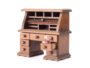 Small vintage desk - Clean desk policy