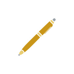 Pen icon. Pen symbol. Flat design. Stock - Vector illustration