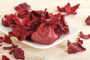 beetroots on wooden background