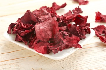 beetroots on wooden background