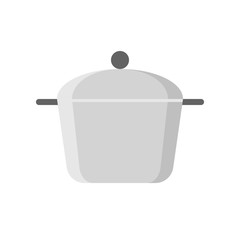Obraz premium Pot icon, flat design isolated vector