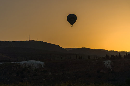 Balloons at Pamukkale , Turkey
