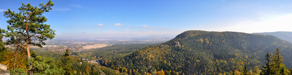 Fototapeta na wymiar Zittau Mountains Saxony Germany
