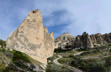 Pashabag or Monks valley  in Cappadocia,famous hiking place,Turkey