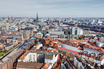 Ausblick vom Hamburger Michel