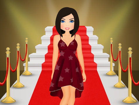 girl on Red Carpet