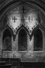 Obraz premium Norwich Cathedral, cloisters
