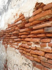 Ancient brick wall