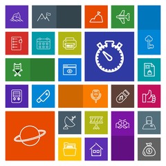 Modern, simple, colorful vector icon set with wildlife, song, chair, voice, armchair, watch, market, banking, planet, clock, success, seat, up, notebook, good, satellite, instrument, list, hand icons