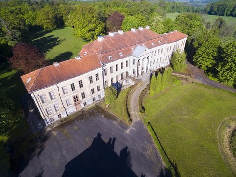 Baroque style palace in Drogosze, Poland (former Donhoffstadt, East Prussia). Built in 1710-1714, belonged to aristocratic Prussian family von Donhoff