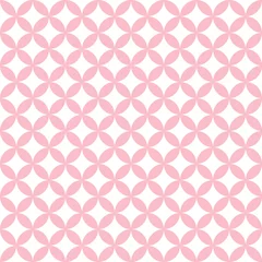 Retro-nahtlose Kreis-/Blumen-Muster-Rose © Jan Engel