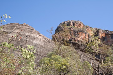 Fototapeta na wymiar Nourlangie Rock in Kakadu’s popular Burrungkuy region