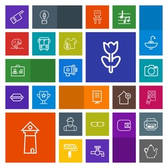 Modern, simple, colorful vector icon set with fashion, photo, flower, direction, blossom, people, modern, pointing, kitchen, glasses, tea, person, woman, sunglasses, meeting, sun, megaphone, hot icons