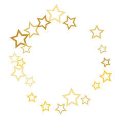 Colorful Stars Confetti, Mystery Sparkling Vector Background. Trendy Glowing Magic Glitter, Lights. Festive Falling Colorful Stars Confetti for Ads, Posters. 