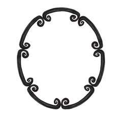 3D decorative victorian rustic hand made frame

