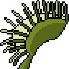 Fototapeta premium vector pixel art dionaea