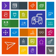 Modern, simple, colorful vector icon set with tv, safe, cart, message, beer, drink, electric, internet, profile, home, button, interior, bank, retail, technology, sew, control, security, alcohol icons