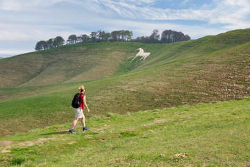 Walking Cherhill White Horse