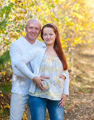 Fototapeta premium husband and wife - prospective parents