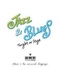 음악회 포스터 / 손으로 그린 음악 일러스트