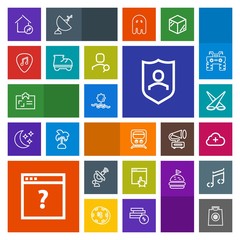 Modern, simple, colorful vector icon set with business, train, web, light, railway, landscape, house, travel, transportation, click, page, gift, morning, add, mouse, sun, internet, shield, id icons