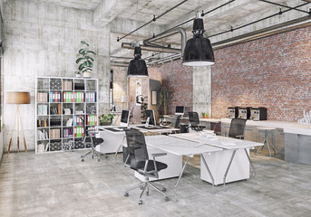 modern coworking office