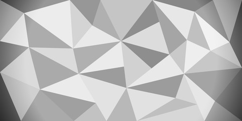 Grey abstract polygonal background. Vector eps 10.