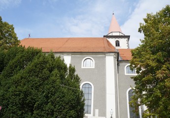 Fototapeta na wymiar Parish Church of St. Nicholas, Varazdin, Croatia