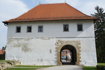 Stari Grad castle, Varazdin, Croatia. Watchtower