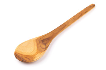Wooden Spoon isolated on a white background
