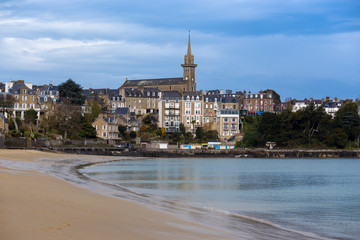 view of the famous French resort town Dinard